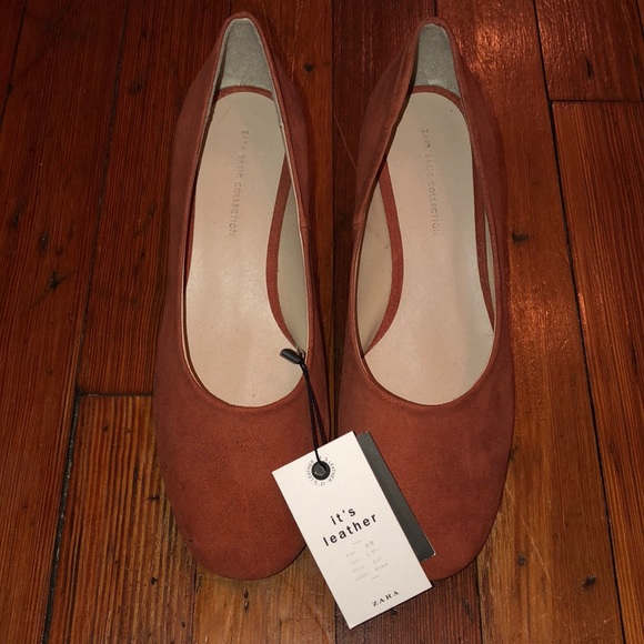 Zara Shoes - NWT Burnt orange Zara shoes